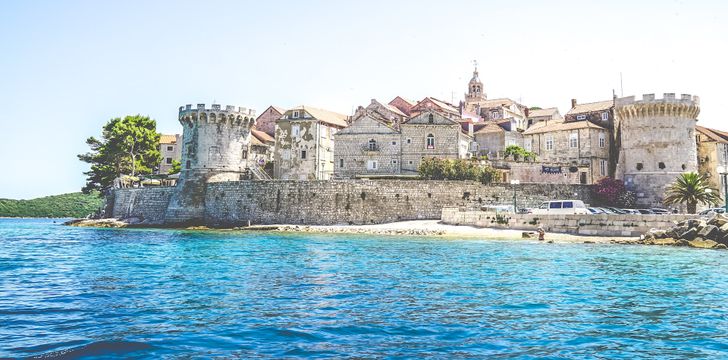 Korcula Old Town,Croatia Yacht Charter