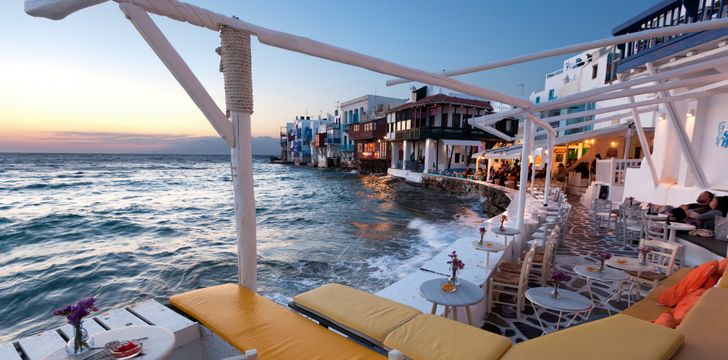Mykonos Restaurants and Bars,Cyclades Greece