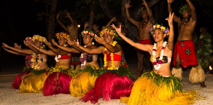 Tahiti Polynesian Dancers for entertainment on charter vacation